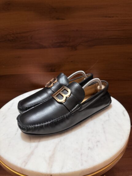 Balmain – Smooth Leather Logo Bit Driving Shoes