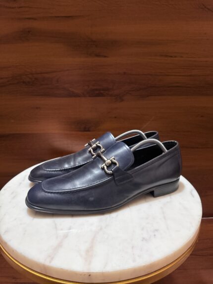 Ferragamo – Gancini Bit Leather Loafers