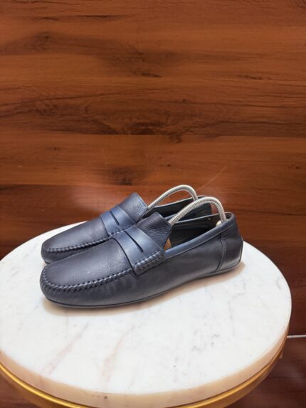 Rosso Brunello – Grained Leather Penny Driving Shoes