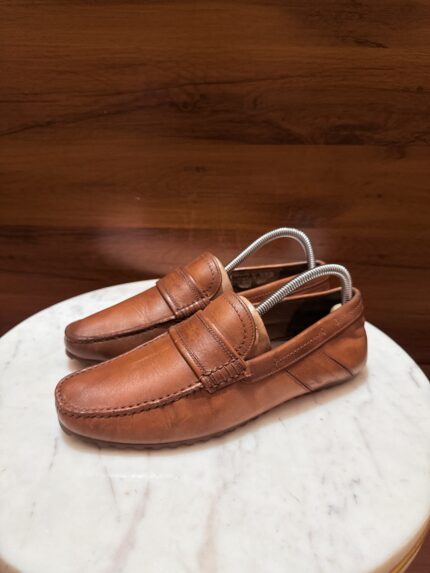 Rosso Brunello – Handcrafted Leather Penny Loafer Drivers