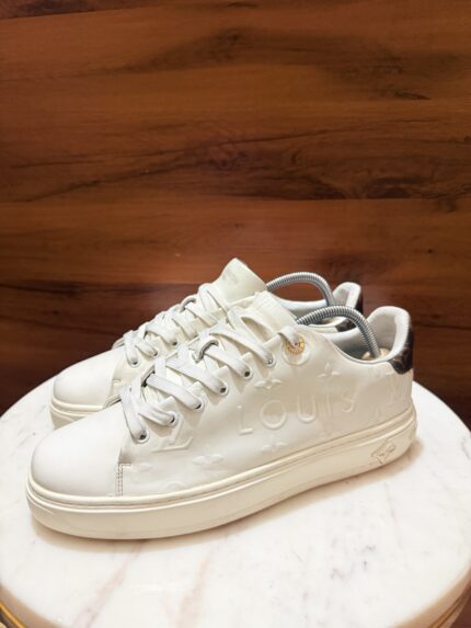 Louis Vuitton – Beverly Hills Monogram Embossed Leather Low-Top Sneakers