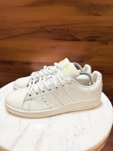 Adidas Originals – Stan Smith Triple White Premium Leather Sneakers