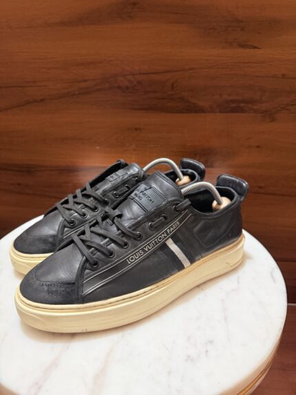 Louis Vuitton – Archival Side Script Stripe Low-Top Luxury Sneakers