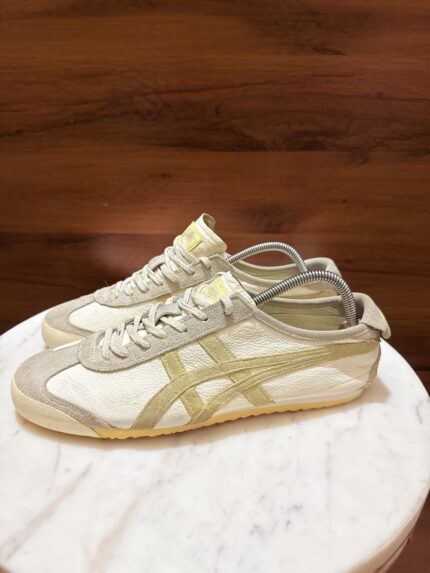 Onitsuka Tiger – Mexico 66 Tumbled Leather & Suede Sneakers
